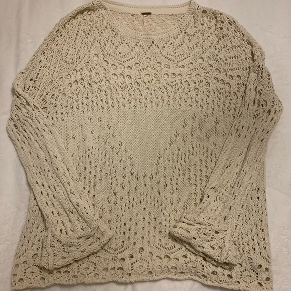 Free People Oversized 100% cotton sweater - Picture 1 of 4